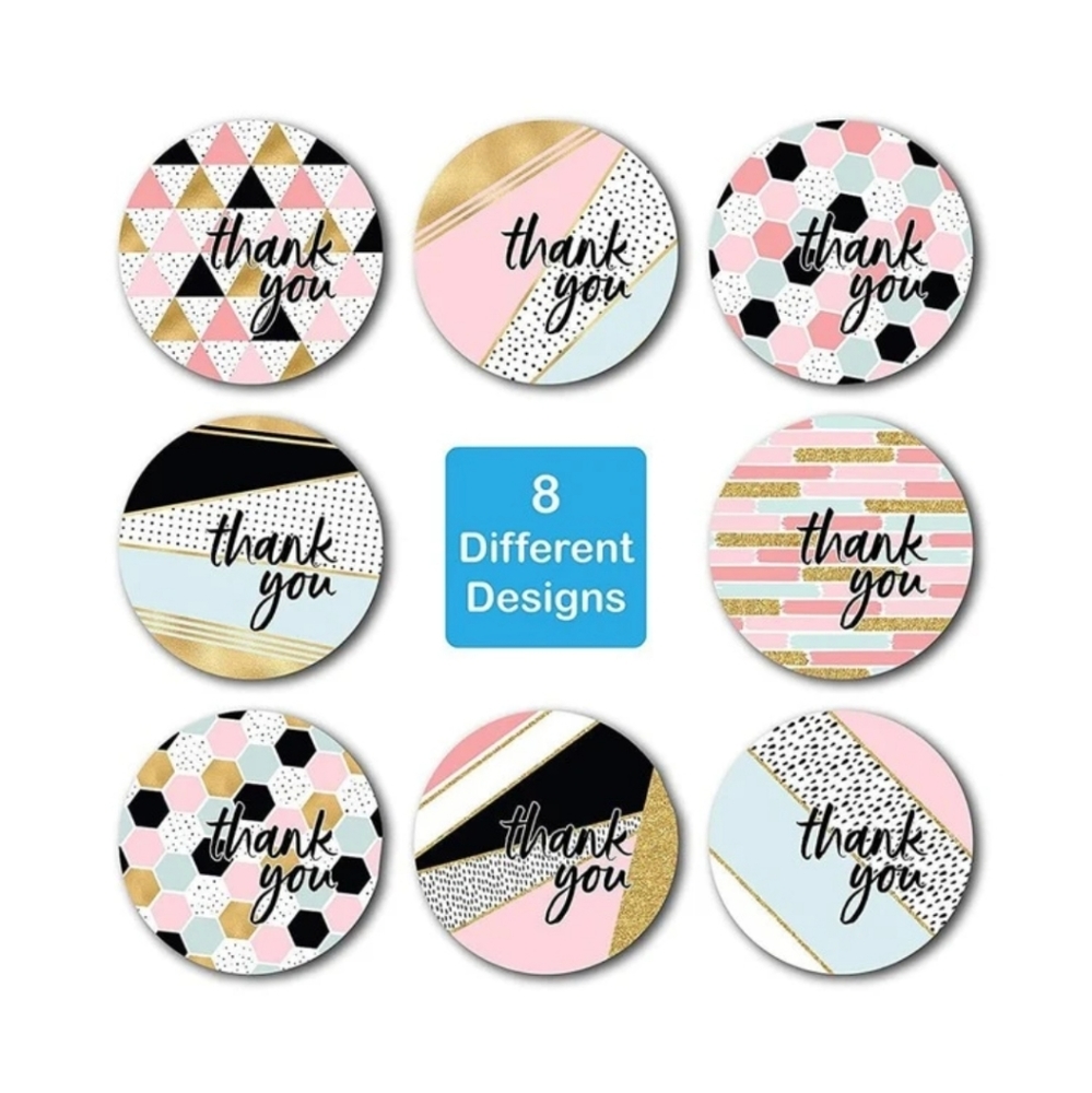 🍁(3/$25) New! 100 piece thank you stickers